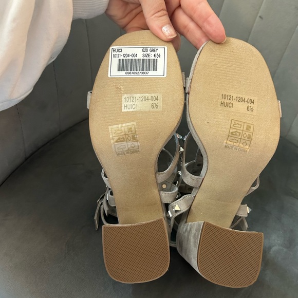 COPY - ShuShop Huici Heels - Size 6.5 - Grey Suede - Picture 7 of 7